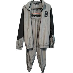 Puma First Mile Gray & Black Running Track Suit Mixed Sizes Jacket & Joggers S/L